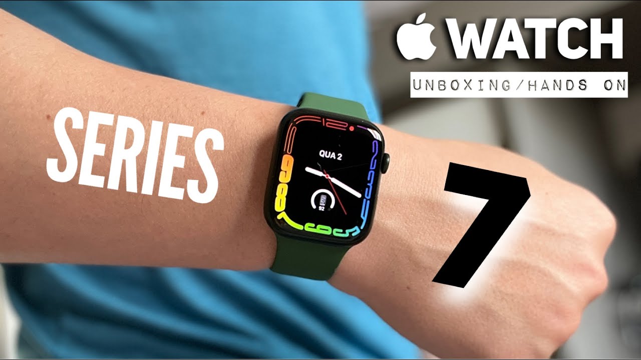 EU ADMITO, o Apple Watch Series 7 É INCRÍVEL! Unboxing e Primeiras  Impressões 